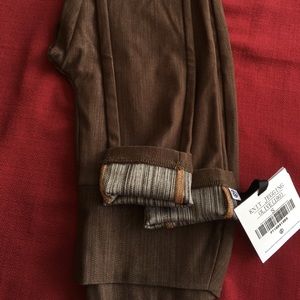NWT Knit brown leggings by Agnes and Dora. Size S.